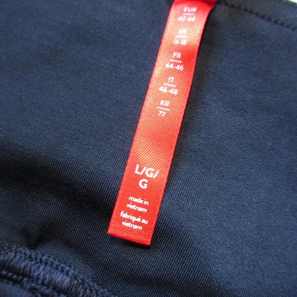 NWT SPANX 20301R Faux Patent Leather Leggings in Port Navy Blue L - Picture 5 of 7